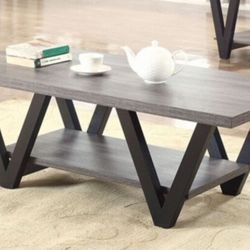 Stevens Gray Coffee Table