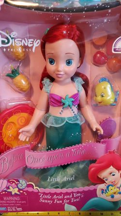 Large Disney The Little Mermaid Baby Doll Brand New / Never Used In Original Packaging