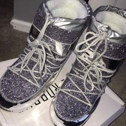 Women's Glitter Snow Boots