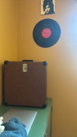 Vinyl Record Storage Carrying Case