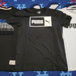 3 Pre-owned PUMA T-shirts, All Sized Medium 