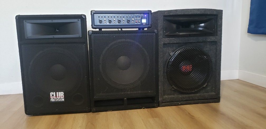 Speakers 18s Sonido Completo Para Party O Karaoke