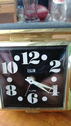 Elgin travel clock