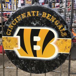 Cincinnati Bengals Bottle Cap Sign