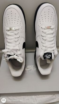 Nike Air Force 1 White Black Sneakers