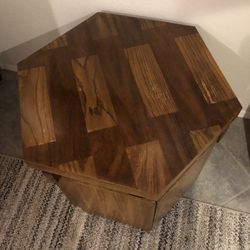 Octaganel End Table