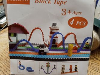 Lego blocks holding strips