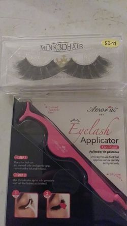 3D Lashes & Applicator + Eye Lash Curler