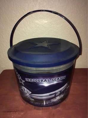 Vintage Dallas Cowboys Popcorn Bucket