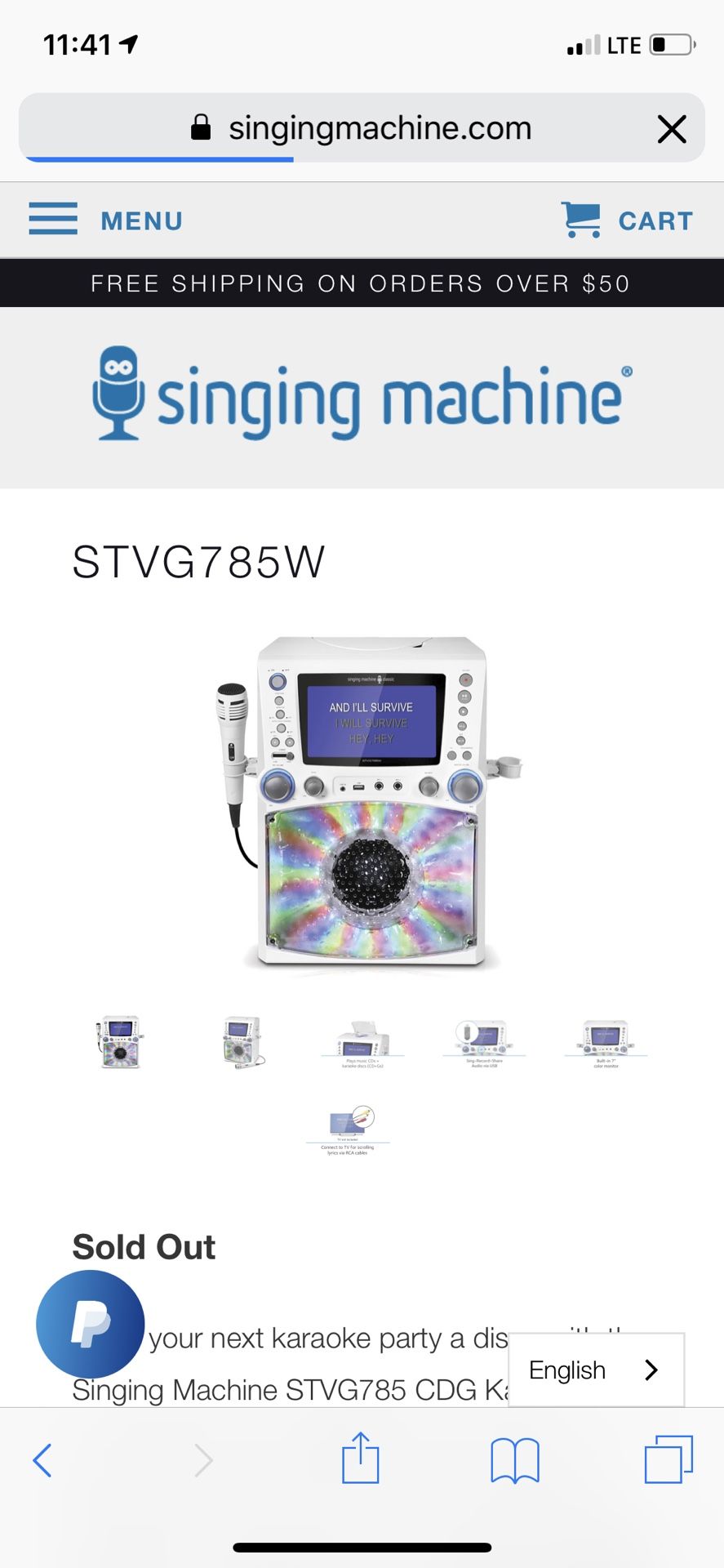 Karaoke machine