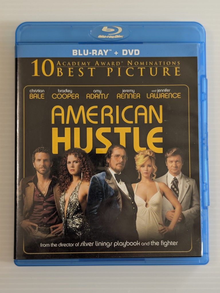 American Hustle DVD - Shelf Wear Only - Case and Cover Included