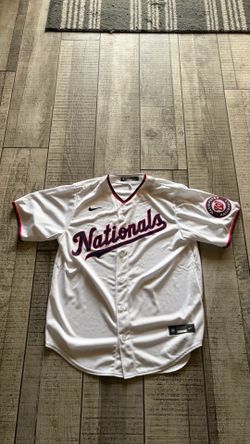 Nike Washington Nationals white jersey size L