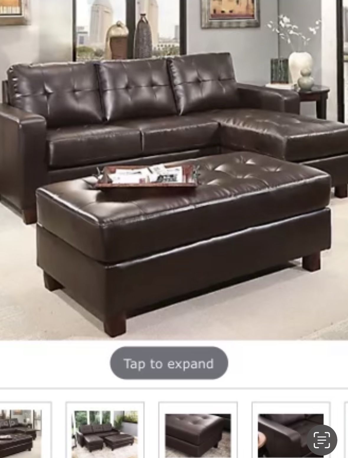 Annyson Living Taylor Sectional And Ottoman