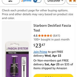 Brand new, unopened Deckfast Fascia tool