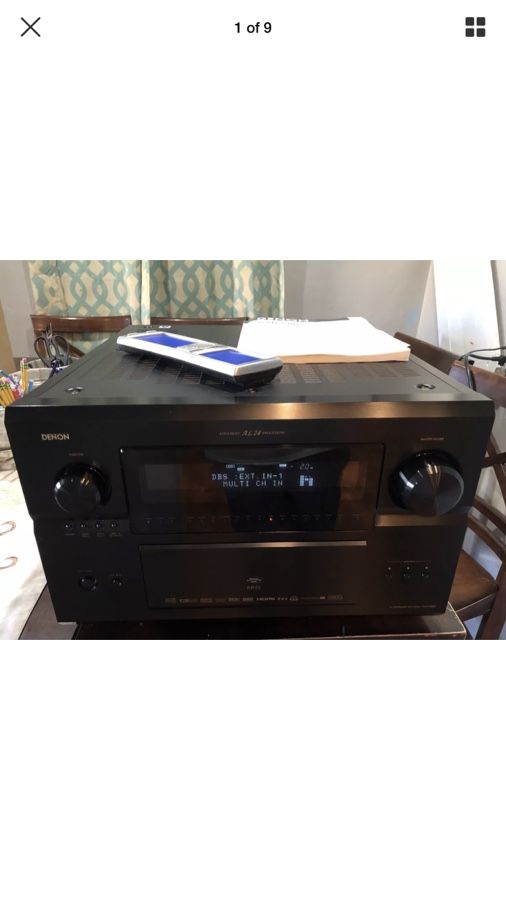 DENON AVR 5805 9.1. CHANNEL 1700 WATT RECEIVER HOME AUDIO STEREO