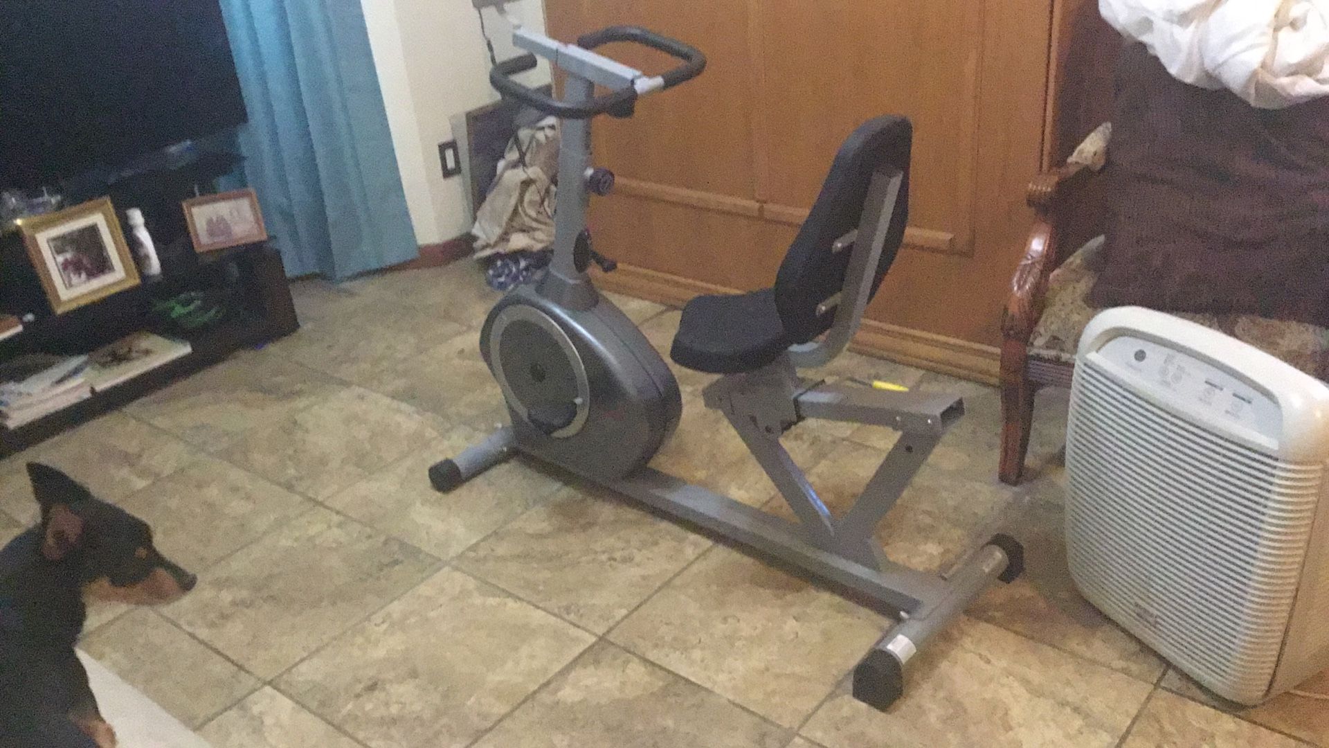 Exercise bike paid $165 for it How Do You How Do Used Gray Color Brand Is Sammy