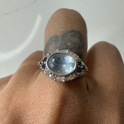 Vintage 14k White Gold Ring