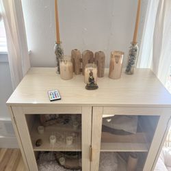 Housoul Buffet Cabinet with LED Lights