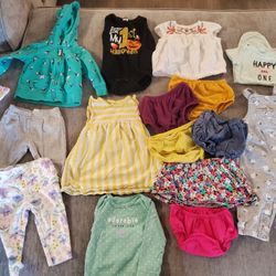 Baby Girl Clothes Bundle Size 6 Months 