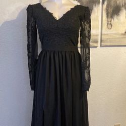 Vintage Black Wedding Dress