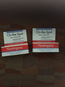 Neutrogena On-the-spot acne cream $5.00 each