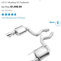 Corsa Axle Back Exhaust