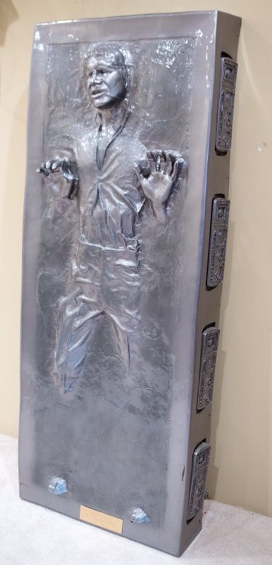 Han Solo Frozen in Carbonite (1:1 made from original prop).