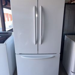 White Maytag Refrigerator And Freezer