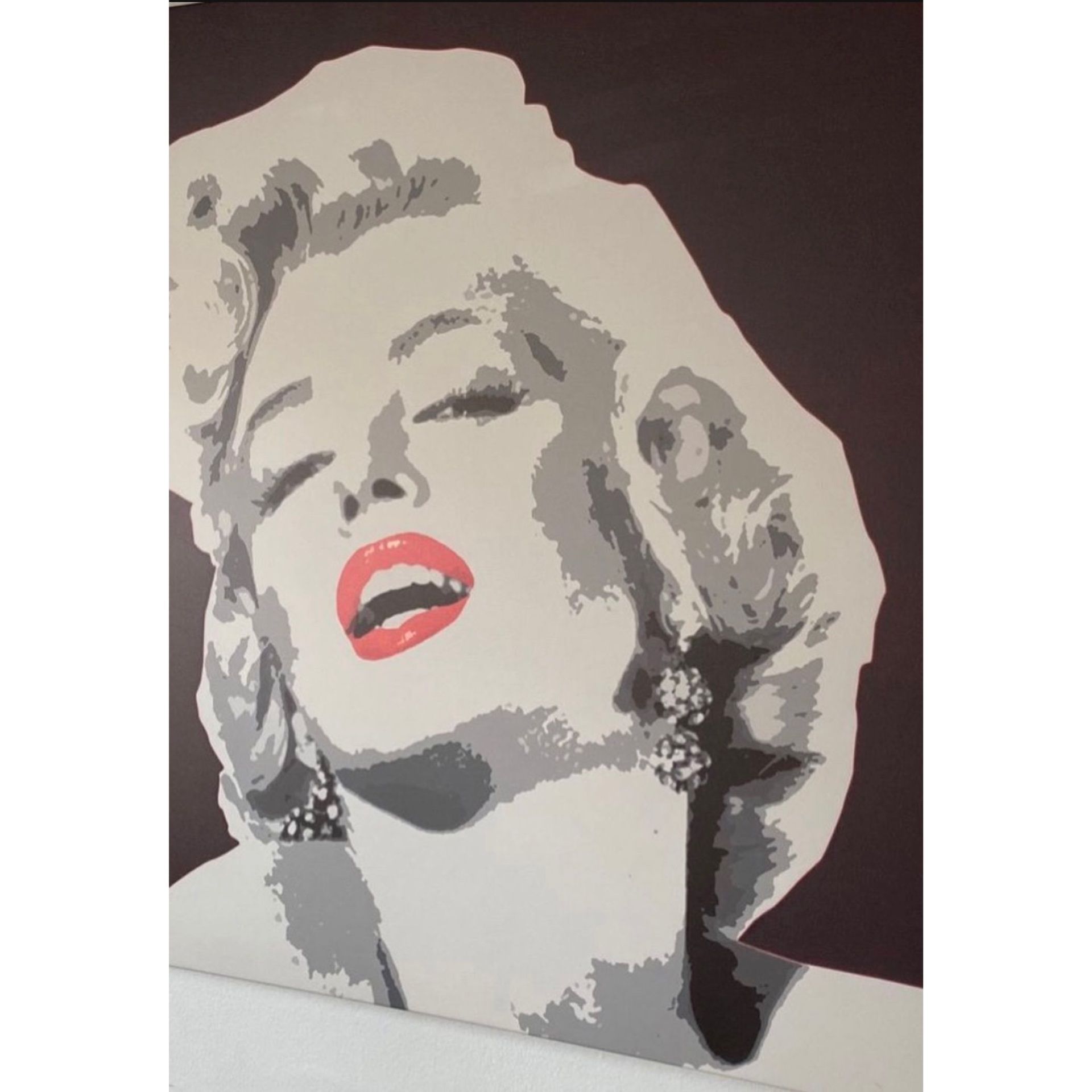 Marylin Monroe Canvas Poster Painting