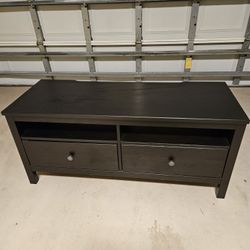IKEA HEMNES TV Stand with 2 Drawers – Black-Brown $50 (excellent condition)