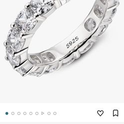 Cushion Cut Eternity Ring