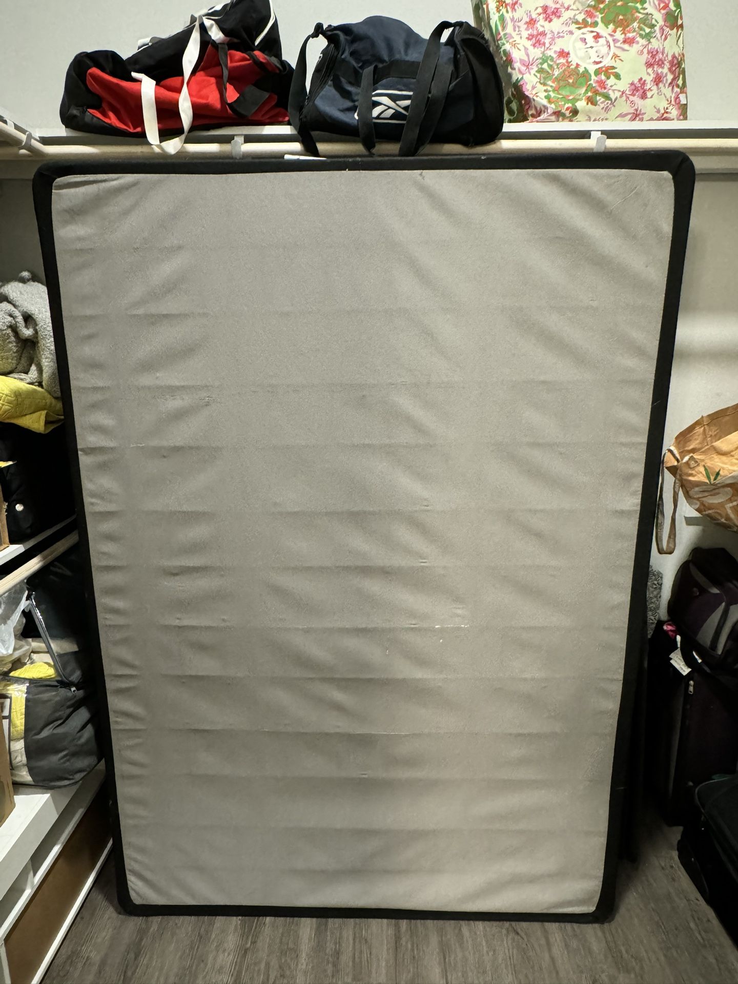 Full Size Bed, Box Spring, & Bed Slats