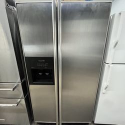 Kitchen Aid Side By Side Stainless Steel Refrigerator 
