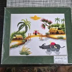 Tranh Theu Tay Handmade Embroidery Picture