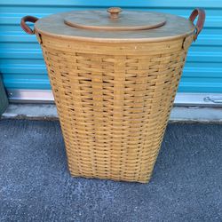 Longaberger XL Oval Waste Basket 