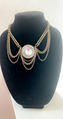 Brush Gold Chain Necklace