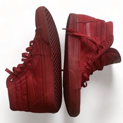 VANS Sk8-Hi all red Size 9.5