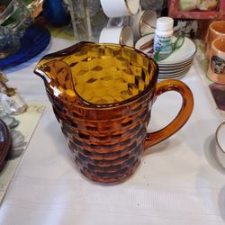 Colony Whitehall Amber Pitcher 