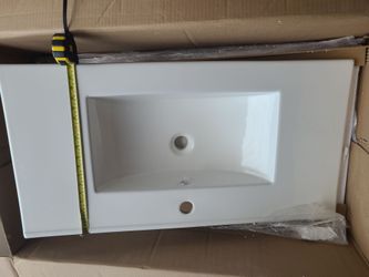 New white 36x18 vanity top
