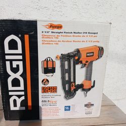 Ridgid Two And A Half Inch Finish Nailer