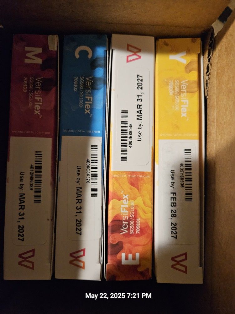 Sawgrass Versiflex Ink Cartridges For SG500 Printer
