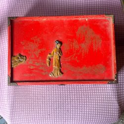 Vintage Authentic Japanese Jewelry Box