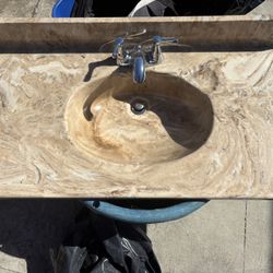 Sink Counter With Faucet!