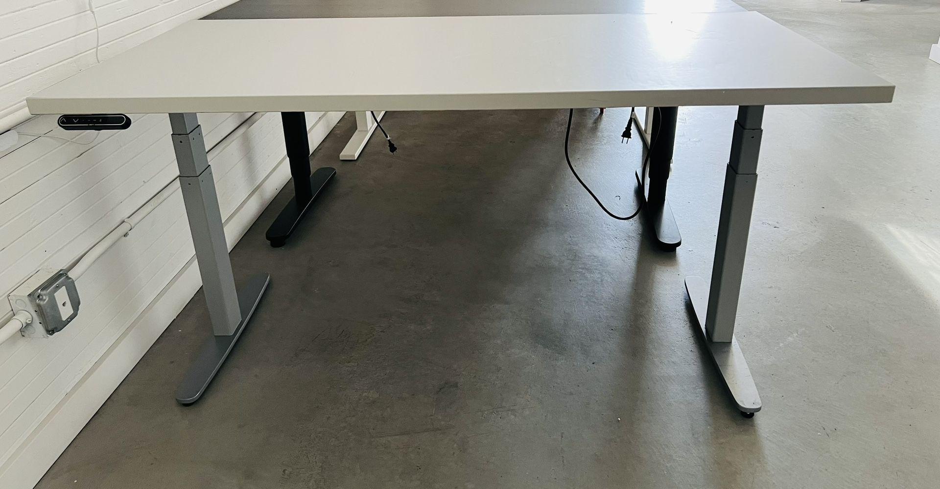 Gray Adjustable Desk
