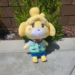Big Stuffed Iasbelle Plushie From Animal Crossing