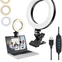 Ring Light For Laptop Clip On