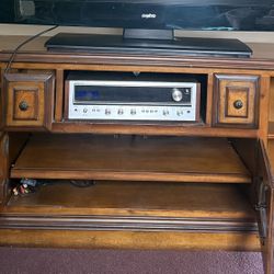 Free Oak Entertainment Center 