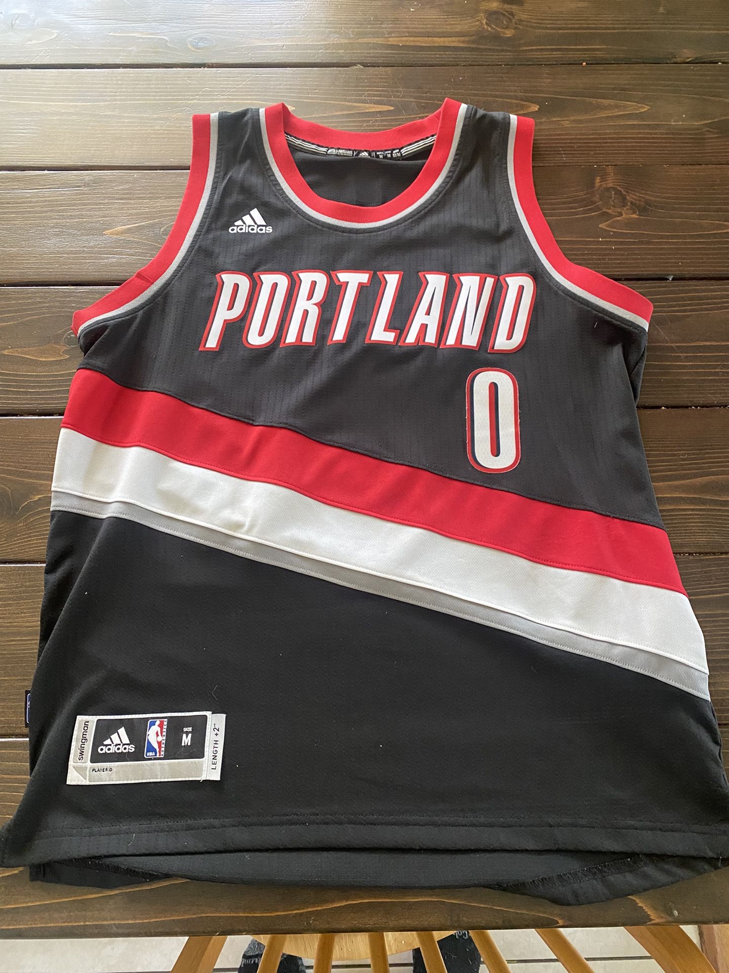Portland Trailblazer Lillard Jersey Size M