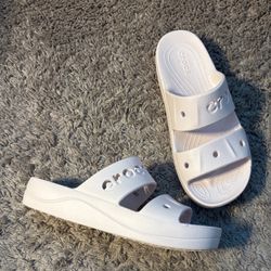 Womens Light Pink CROCS sandals