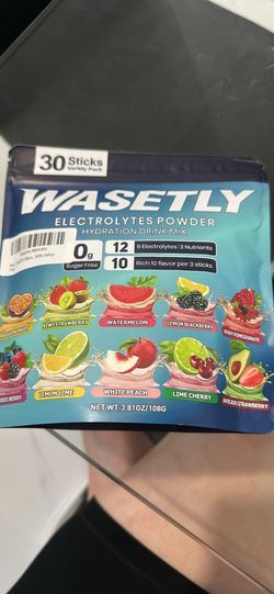 WASETLY Electrolytes Powder Hydration Drink Mix